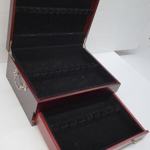 Elegant Wooden Flatware Storage Chest